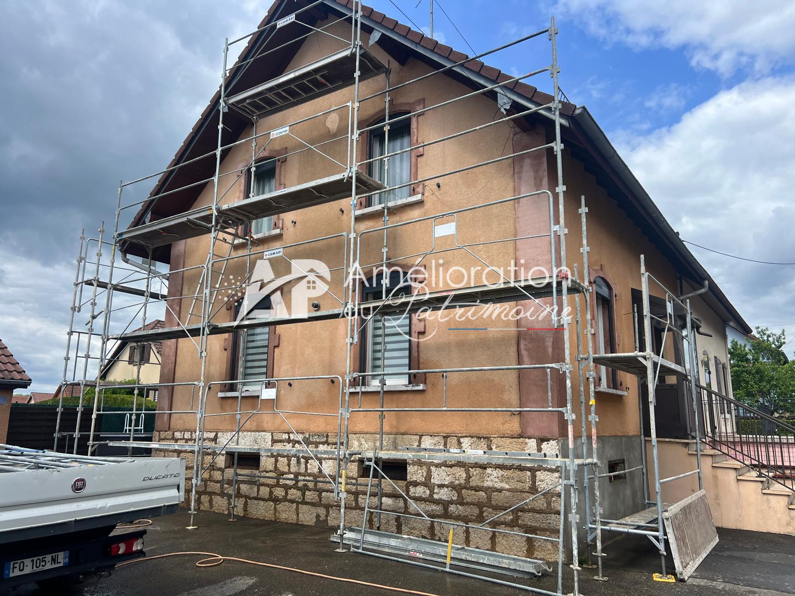 Ravalement de façades - Avant